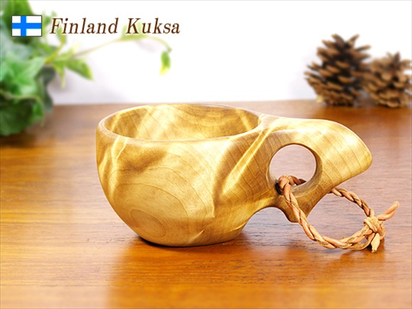ククサ kuksa フィンランド 1つ穴ハンドル150ml【北欧雑貨のアットテリア】