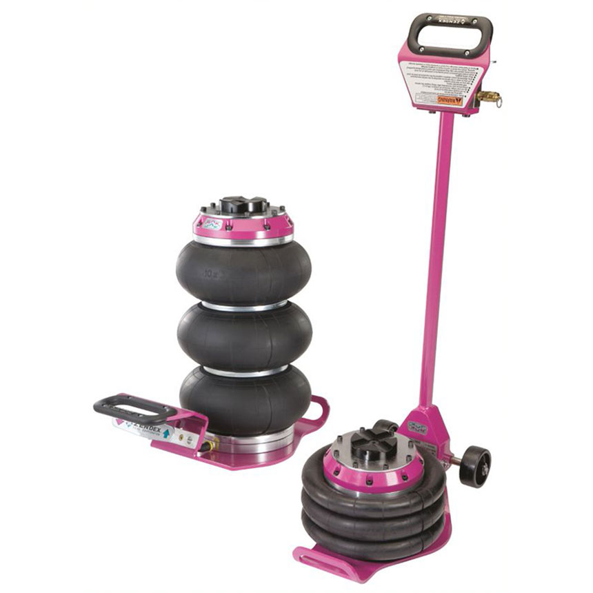 Zendex RakJak™ 2-Ton Triple Bag Air Jack with Extended Handle