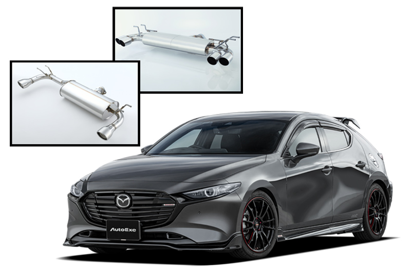 MAZDA3用マフラー、MT車への適合拡大。 | AutoExe マツダ車
