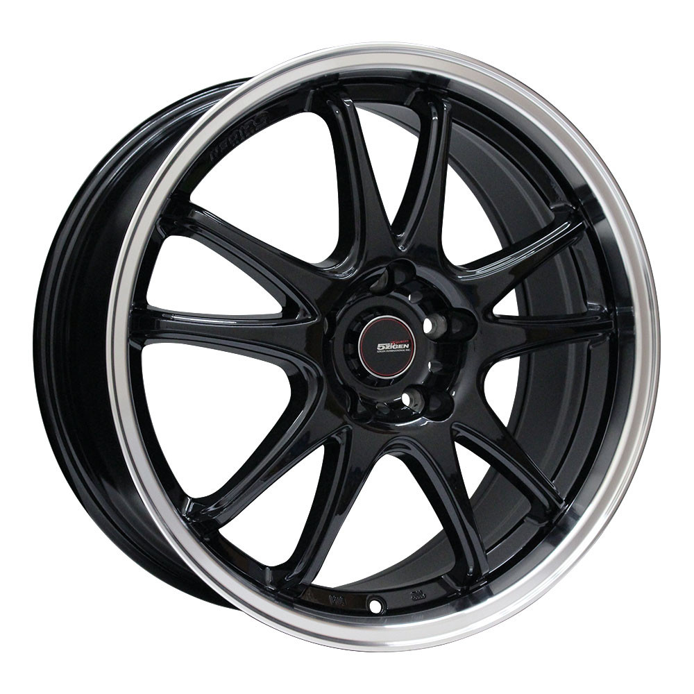 5ZIGEN PRO RACER ZR5-F 18x8.0 35 114.3x5 BK/ﾘﾑP - オートウェイ