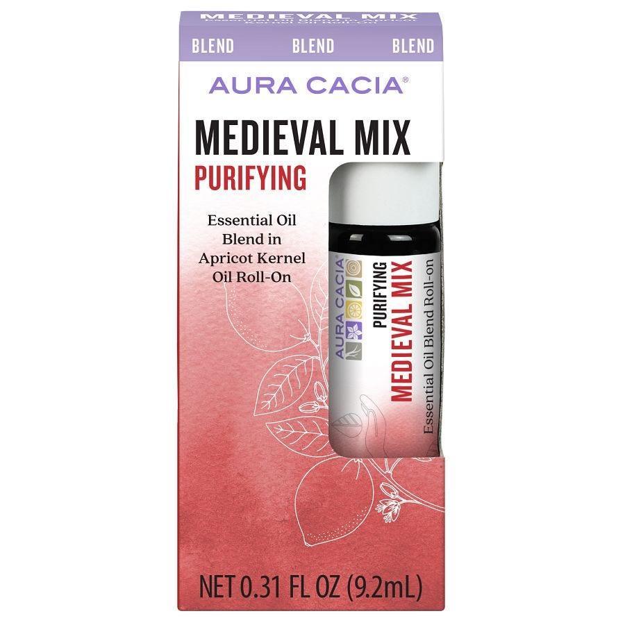 Aura Cacia Medieval Mix Roll-On 0.31 fl. oz. | Aura Cacia