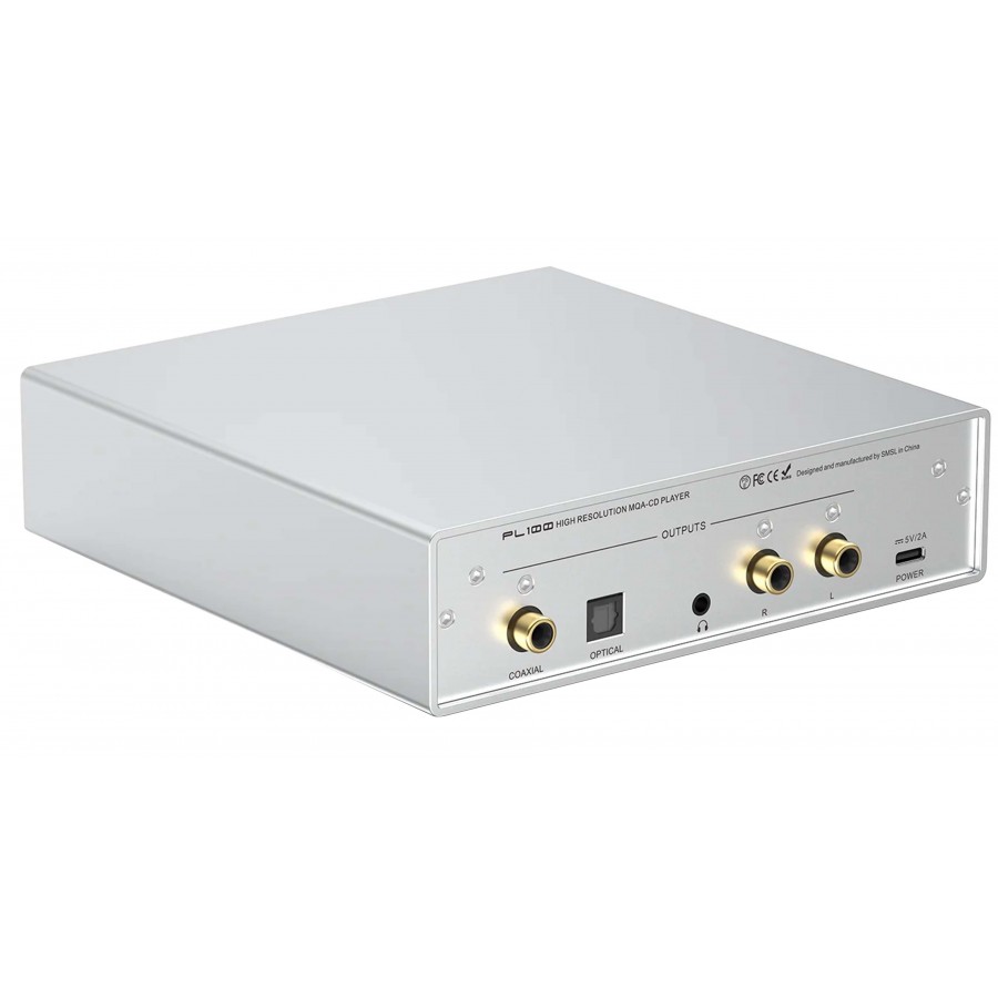 SMSL PL100 CD Player CS43131 Silver