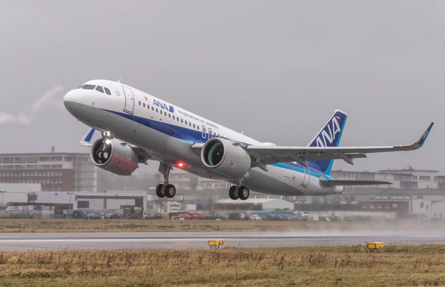 ANA、A320neo初号機を受領 1月から近距離国際線