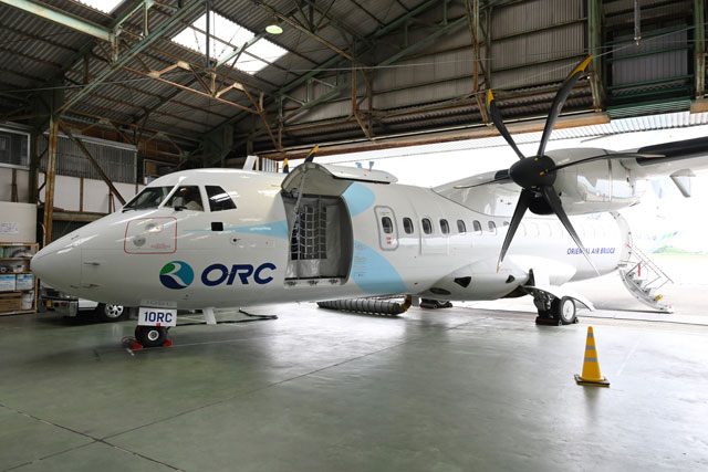 おむつ交換台もある新機材 写真特集・ORC ATR42初号機
