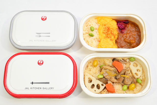 JAL、紙容器で機内食廃プラ削減 メニューは若手シェフ考案