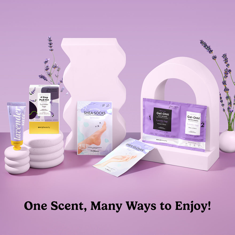 Lavender Gel-Ohh Jelly Spa Pedicure Kit | AvryBeauty