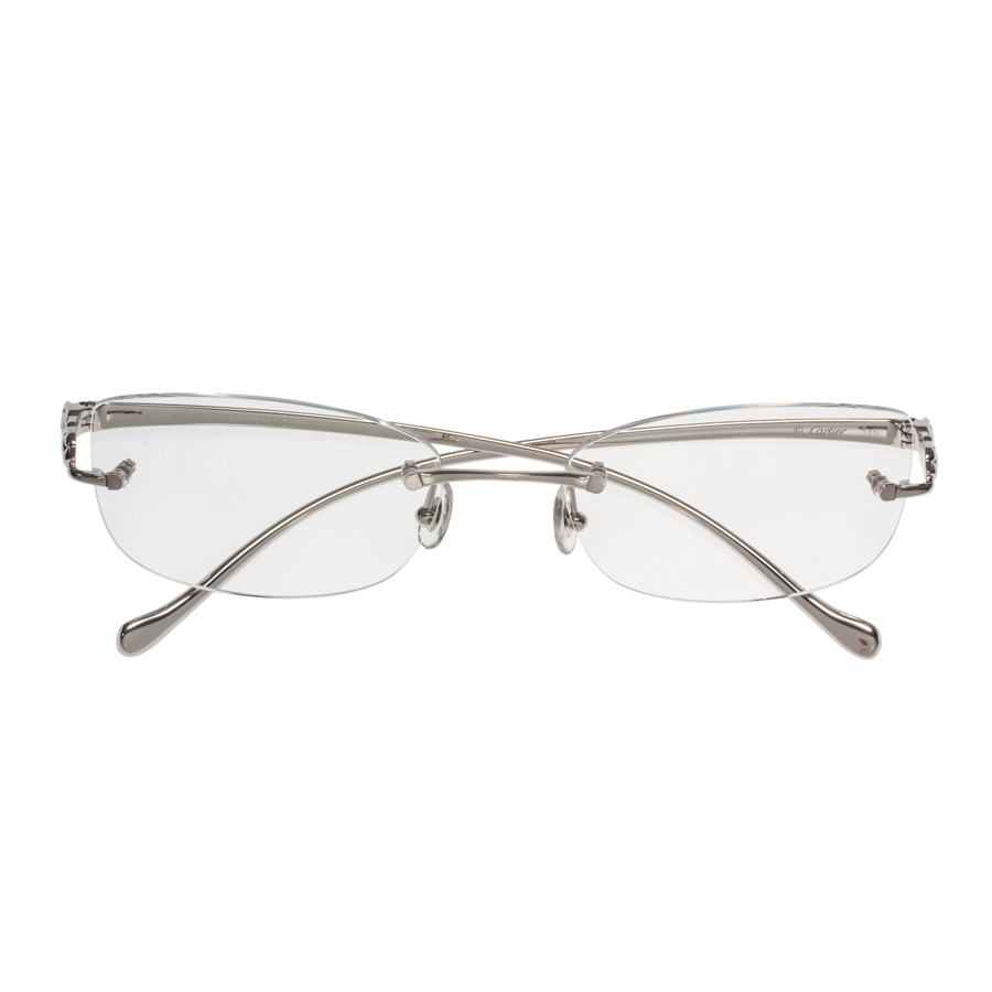 カルティエ パンテールドゥカルティエ コブラ スクエアリムレスメガネ