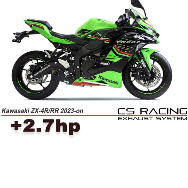 ZX-4R/RR 迫力あるサイド出しマフラー！｜AxxL