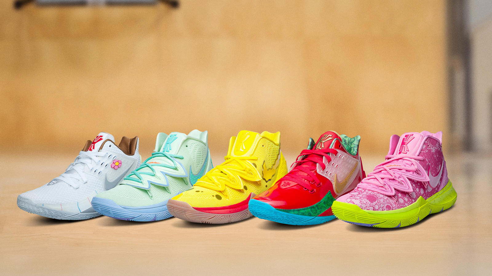 ナイキからスポンジ・ボブとコラボした愉快なコレクション Nike Kyrie