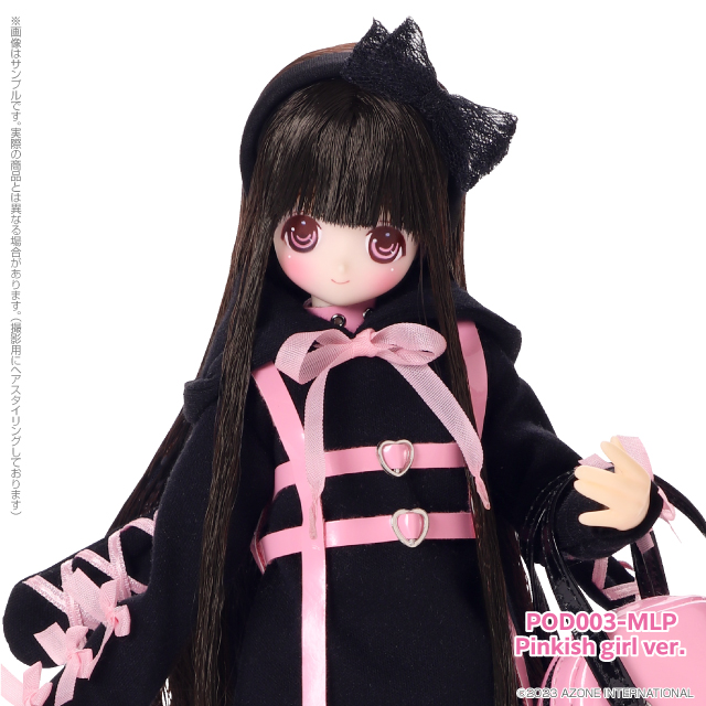 Kanonalice auaaフリル付き黒ポンチョ Kanonalice auaaフリル付き黒