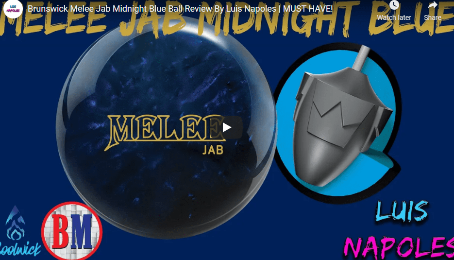 MELEE JAB ボウリングボール 15LB BRUNSWICK MELEE JAB AQUA メーリー