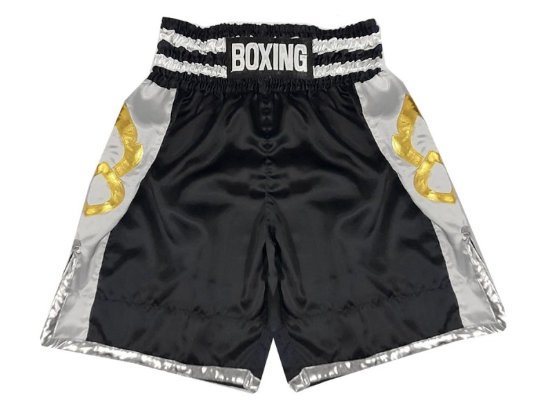 ボクシング トランクス オーダー : KNBSH-029-黒 | Boxingjapan.com