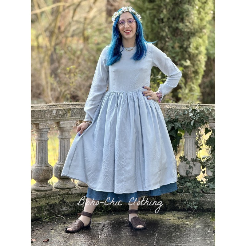 dress 55851 ALICE Light blue silk - Boho-Chic Clothing