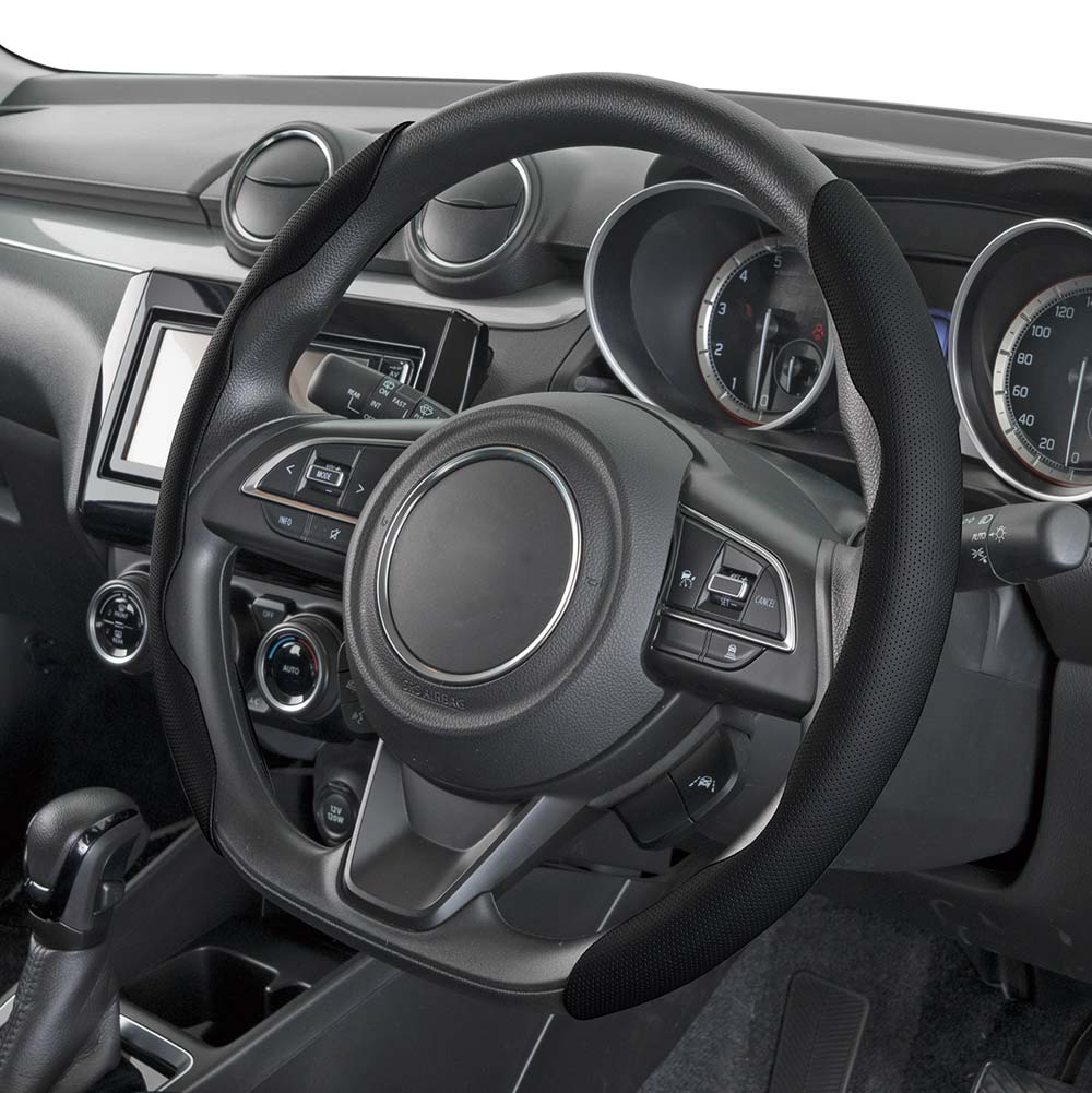 SimoniRacingX2ステアリングカーボンルックレザーステアリングホイール