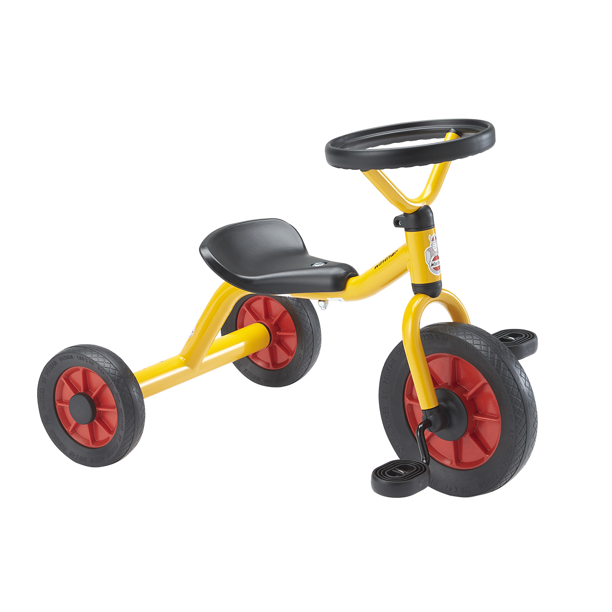 極美品【ボーネルンド】Winther 赤い三輪車 デンマークデザイン 知育