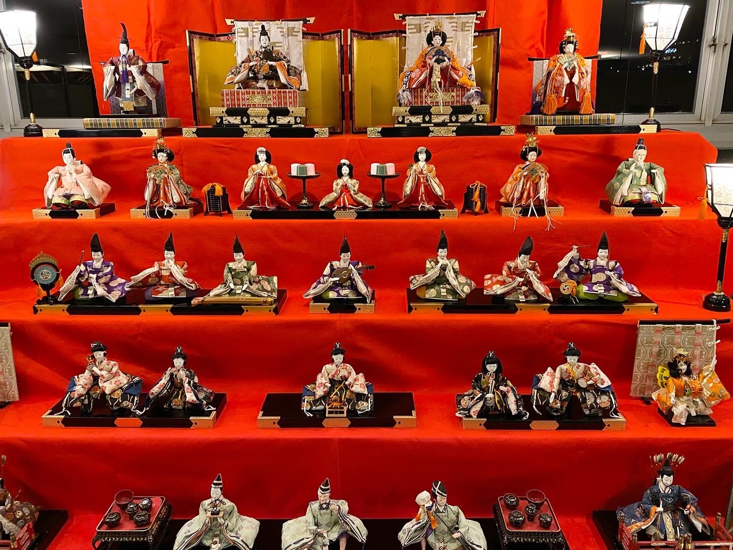 竹原文楽☆当館自慢のひな人形☆ Doll's Festival becomes part of