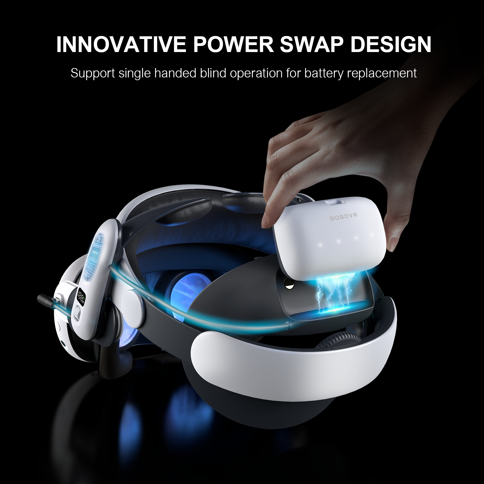 BOBOVR S3 Pro Battery Strap for Meta Quest 3 & Quest 3S