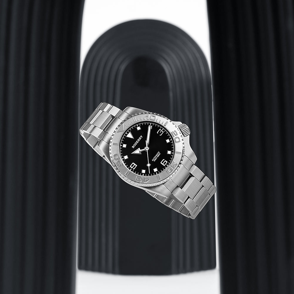 ADMIRAL 3-Hand No-Date - 200M Waterproof Titanium Automatic Diver Watc