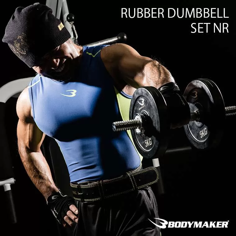 ラバーダンベルセットNR50kg PR003DST50｜BODYMAKER（ボディ