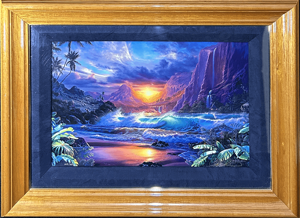 最終値下げ‼️*980 クリスチャンラッセン 絵画 額縁入 壁掛け