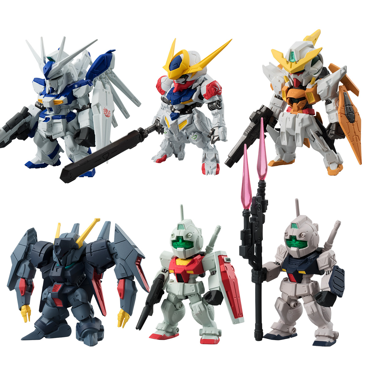 未開封】GUNDAM CONVERGE 3種セット(ガンダムバルバトス系) 未開封