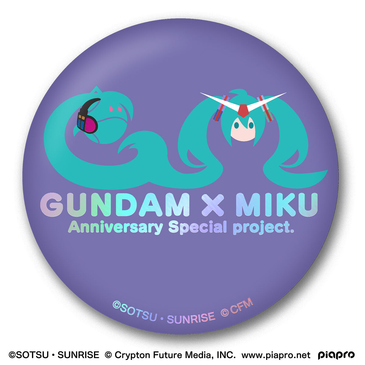 ガンダム×初音ミクコラボ記念缶バッジセット｜発送日：2025年5月