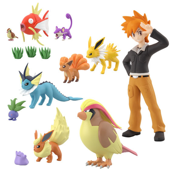 グリーン(HGSSver.)｜ポケモンフィギュア図鑑｜ポケモンスケール
