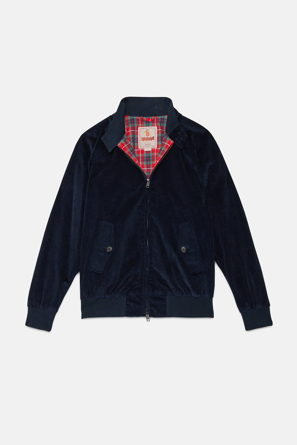 Unpadded G9 Corduroy Navy | Baracuta