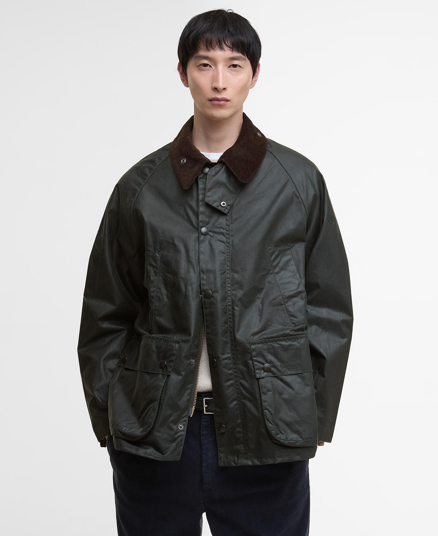 Buy Oversized Bedale Waxed Jacket for GBP 299.00 | BARBOUR_GB