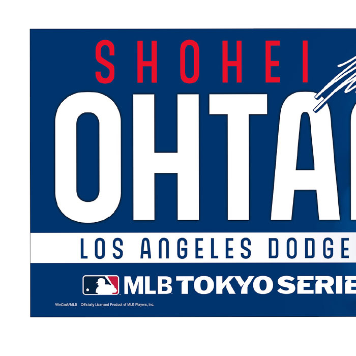 即日出荷 数量限定 Wincraft ドジャース 大谷翔平 フェイスタオル MLB