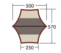 OGAWA CAMPAL（小川キャンパル） フィールドタープヘキサST：ベース