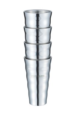 ユニフレームウェーブタンブラーSUS370新品4個セットUNIFLAME 廃盤