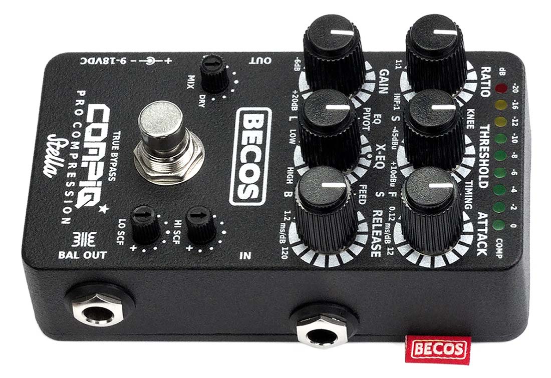 Becos CompIQ Stella Pro MK2 Compressor Pedal