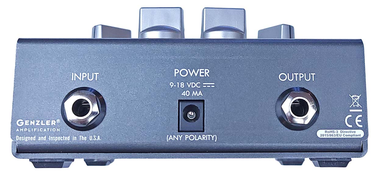 Genzler Amplification: 4 ON THE FLOOR Classic Bass Overdrive