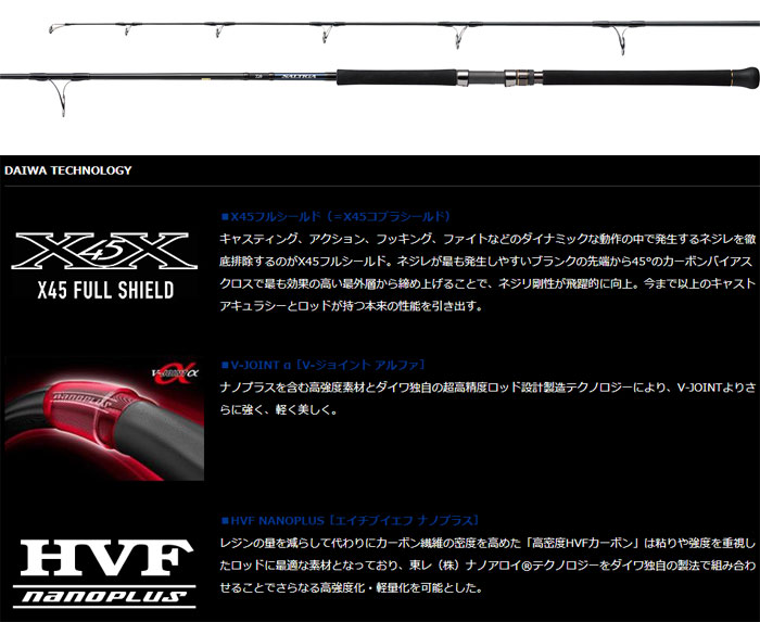 ダイワ ソルティガキャスティング C84-2.5 - 【バス・トラウト・ソルト