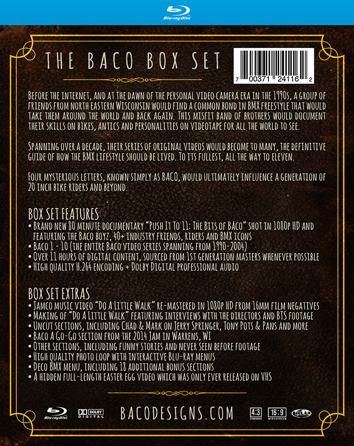 自転車本体 THE BACO BOX SET Baco Collector's Edition Blu-ray Box