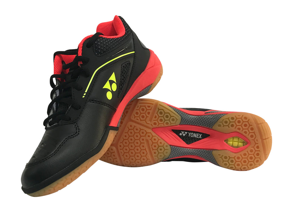 Yonex Power Cushion SHB 65Z Men's Badminton Shoe (Black/Bright Red)