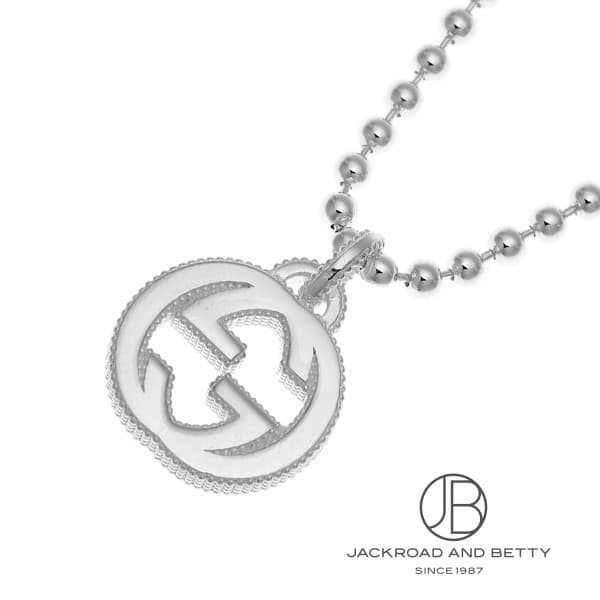 インターロッキングG シルバー ネックレス[YBB47921900100U