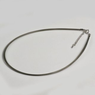 12連ワイヤーネックレス（ゴールド×グレー）◇ベル宝飾オンライン