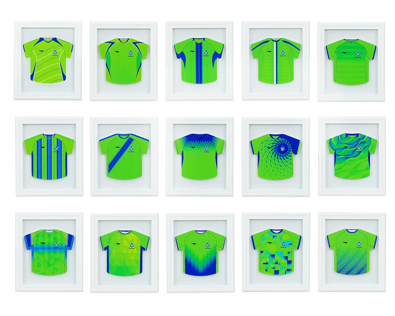 グッズ＞PENALTY歴代ユニフォームモデルミニ額縁 プレゼント