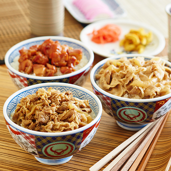 吉野家 3種丼セット(牛丼・豚丼・焼鶏丼×各2)(メーカー直送)｜ギフト