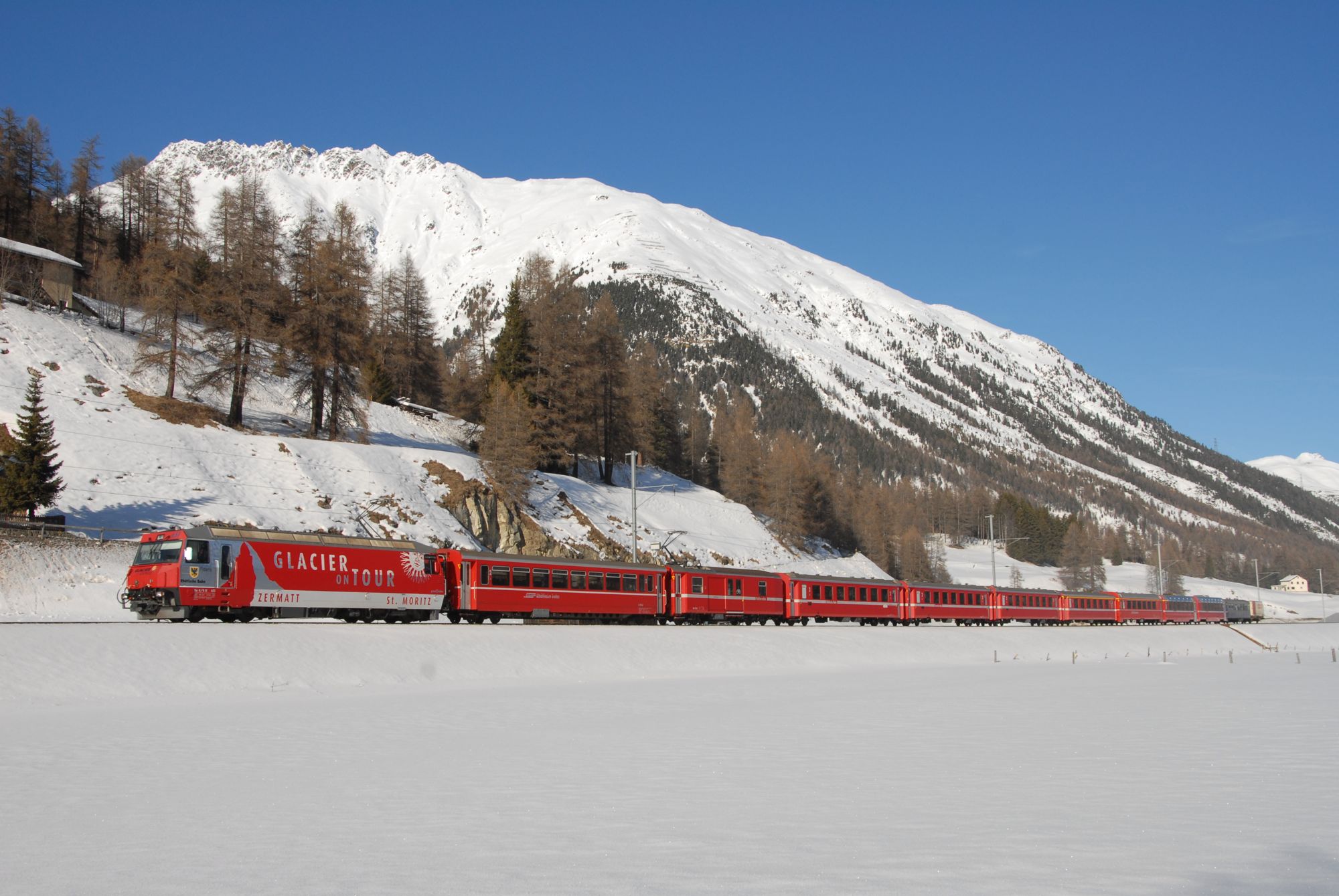 RhB Ge 4/4 III 651 „Glacier on Tour“ Loksound GS – BEMO