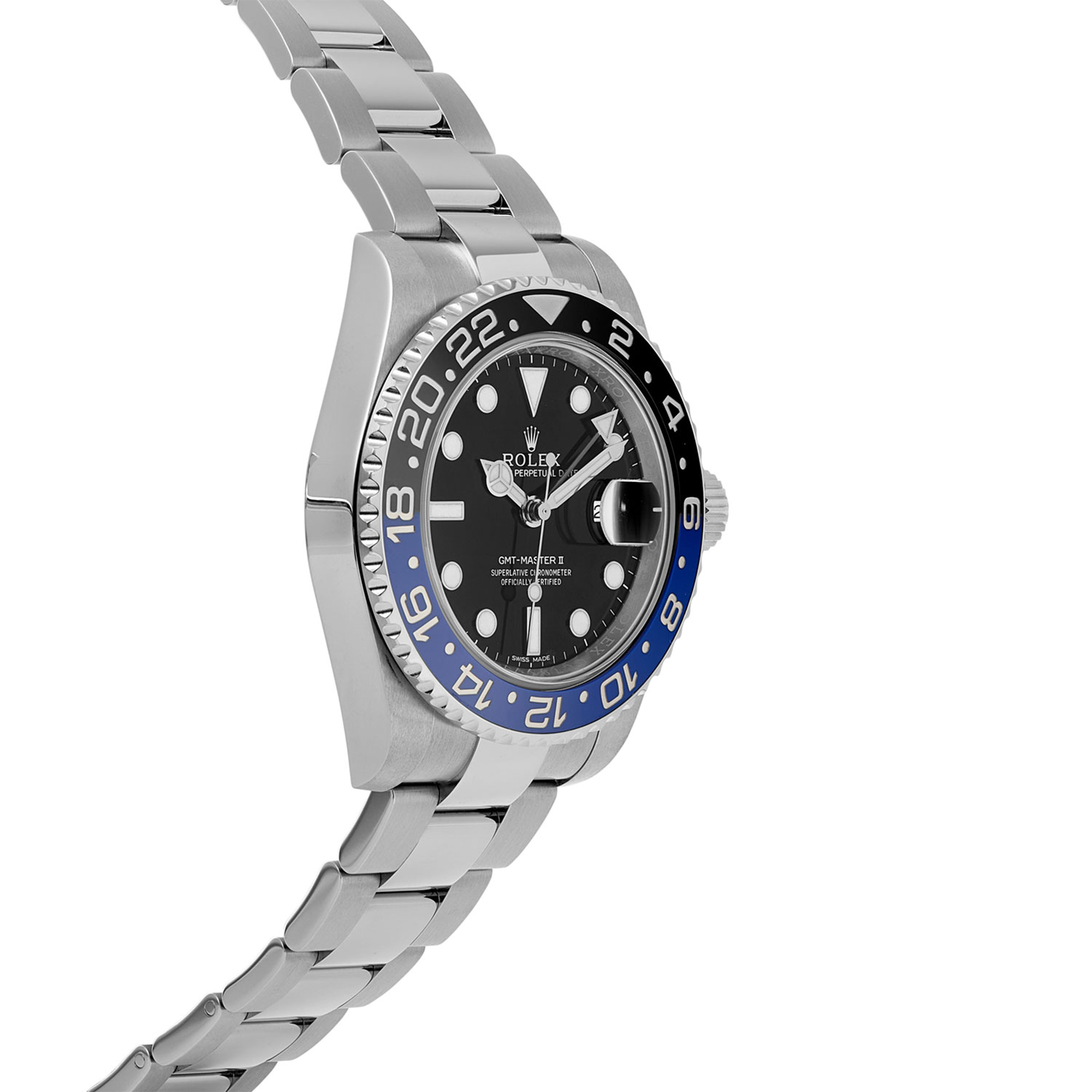 Pre Owned Rolex GMT Master II, Black Dial, 40mm