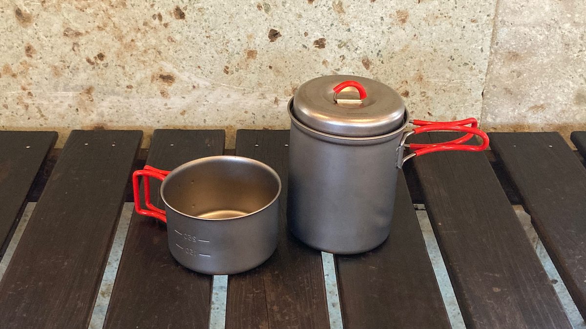 荷物軽量化の第一歩はクッカーから！143gのエバニュー「チタンUL ソロ