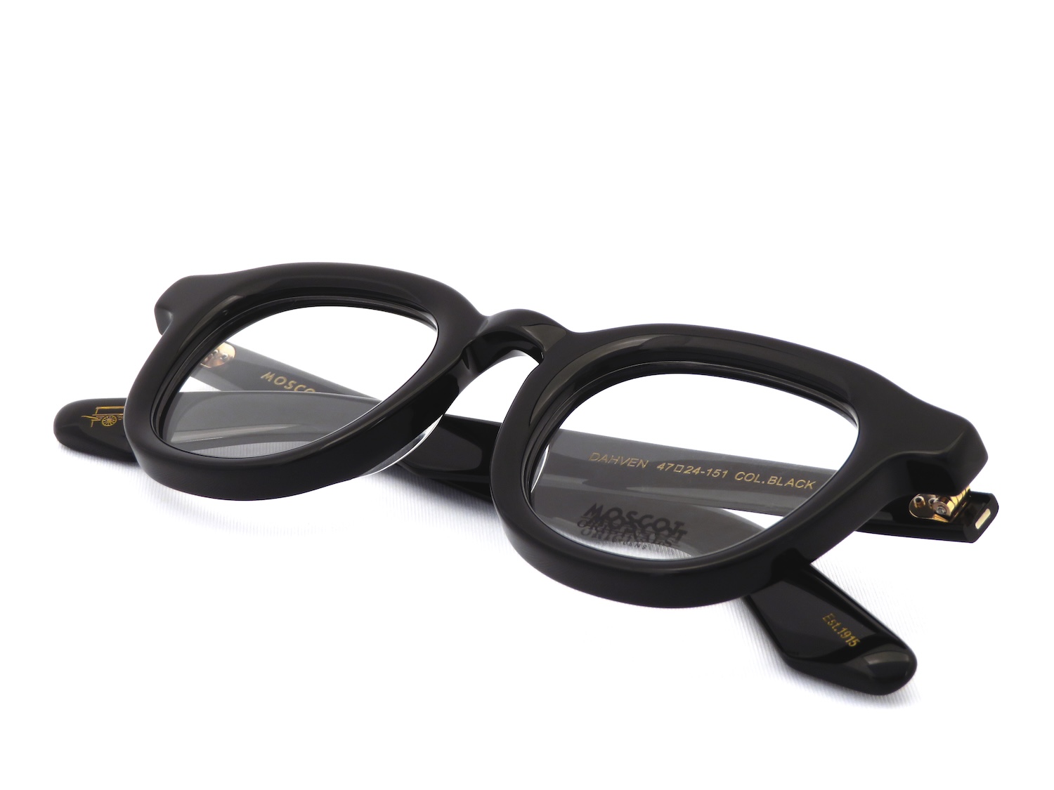 MOSCOT モスコット メガネフレーム DAHVEN 47size col.BLACK