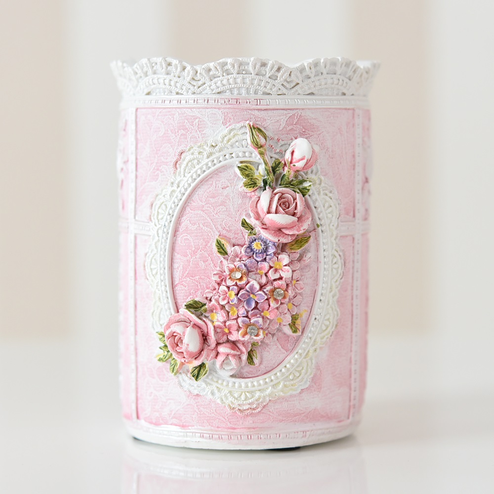 ローズ プリンセス ペンスタンド ピンク | ロココ調家具通販「ベベ