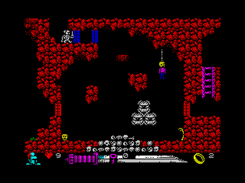 Cursed Castle II - ZX Spectrum 128k Only - Bitmap Soft