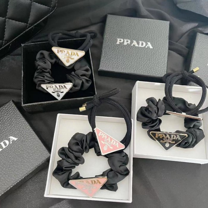 Prada プラダハイブランドヘアアクセサリー髪飾りブランドヘアバンド