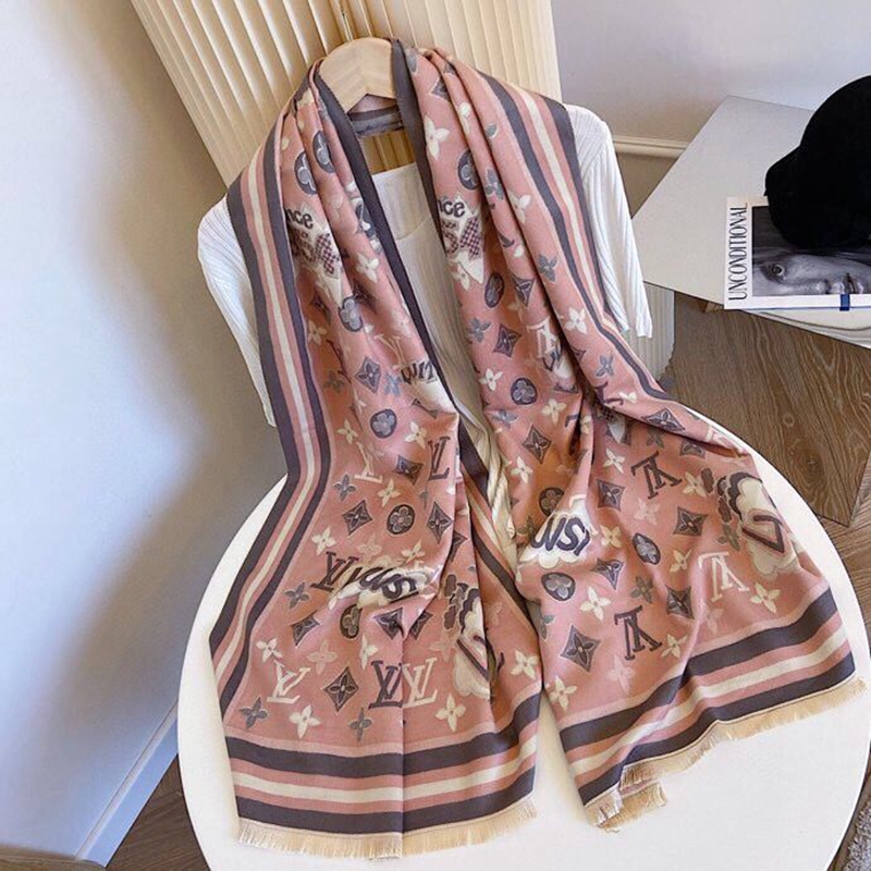 ハイブランドルイヴィトンストールレディース向けファッション暖かい偽