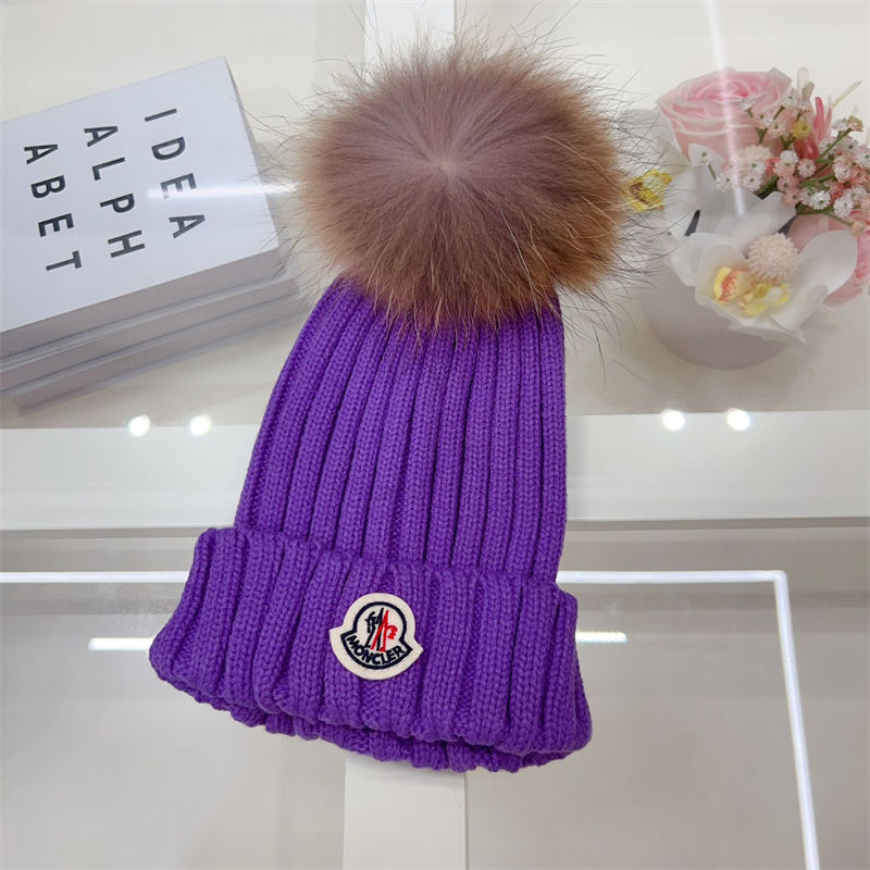 ブランドモンクレールニット帽 ポンポン レディース Moncler ビーニー